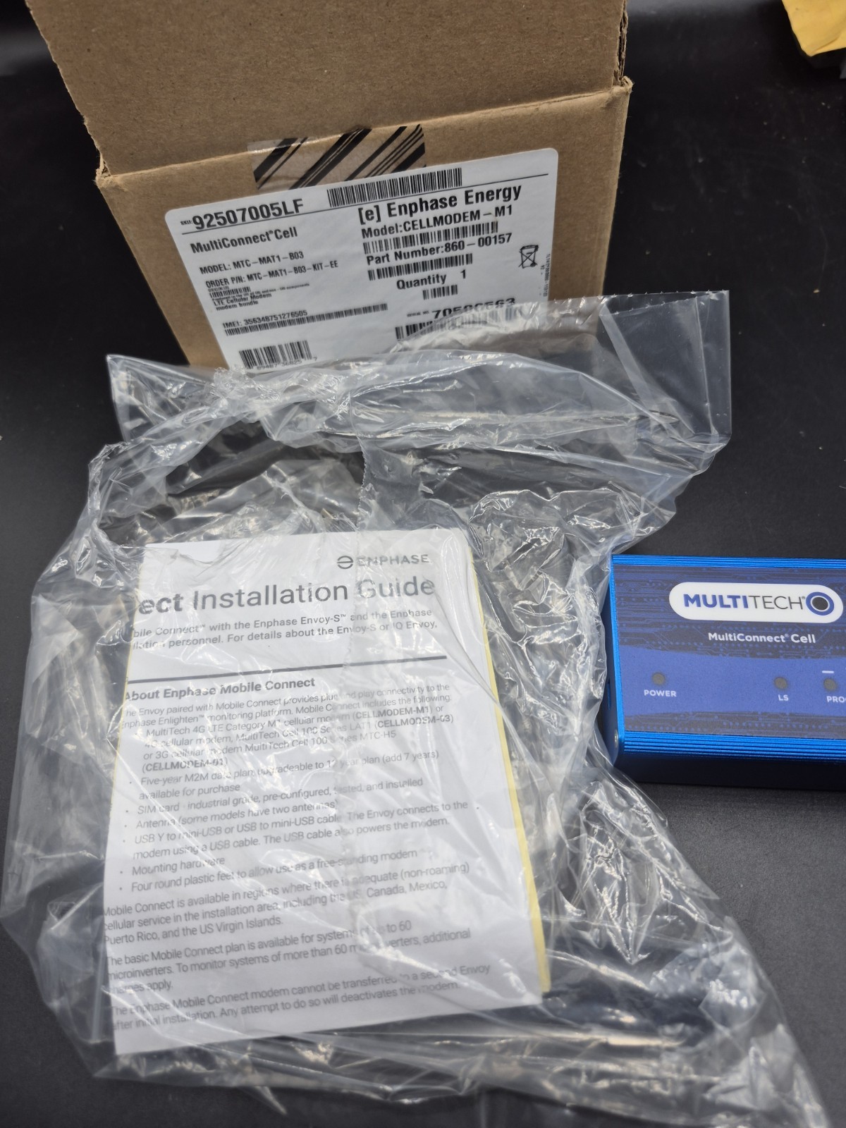 MultiTech MTC-MAT1-B03 MultiConnect Cell – for Enphase New 860-00157 J61