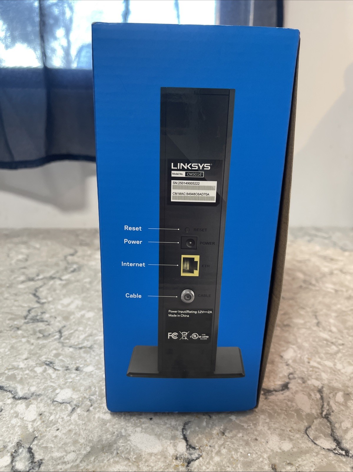 LINKSYS 16 x 4 Cable Modem | 16 x 4 Bonded Channels | DOCSIS 3.0 | CM3016