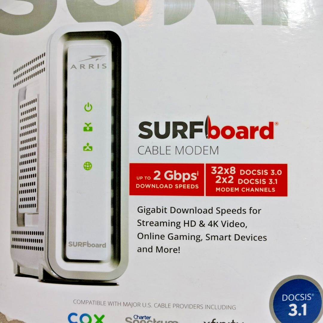ARRIS SURFboard SB6183 Cable Modem EUC Wrong Box SB8200 – Read Description