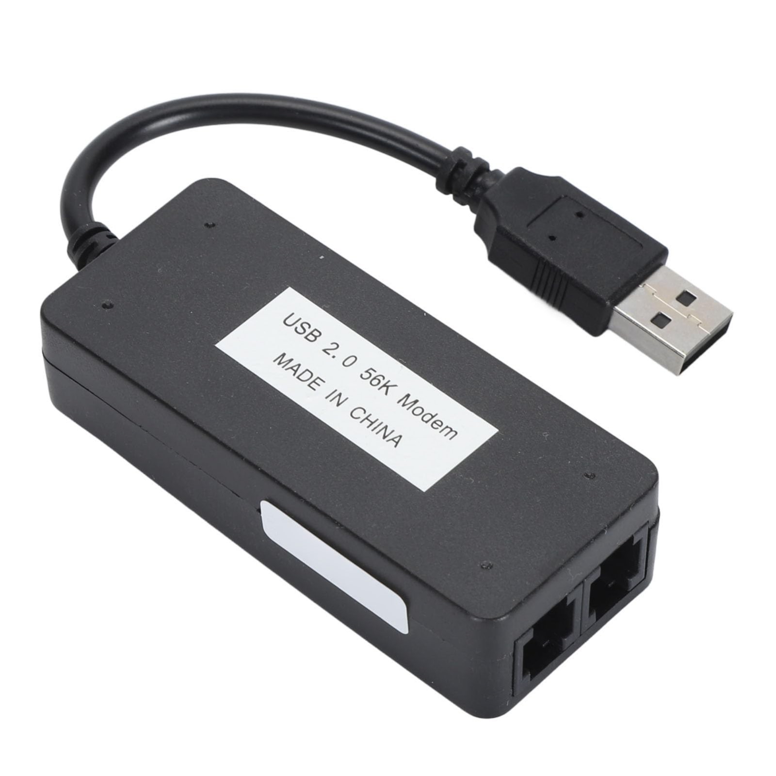 USB 56K External Data Modem with Caller ID, Anti-Thunder, PC/Laptop Fax Device