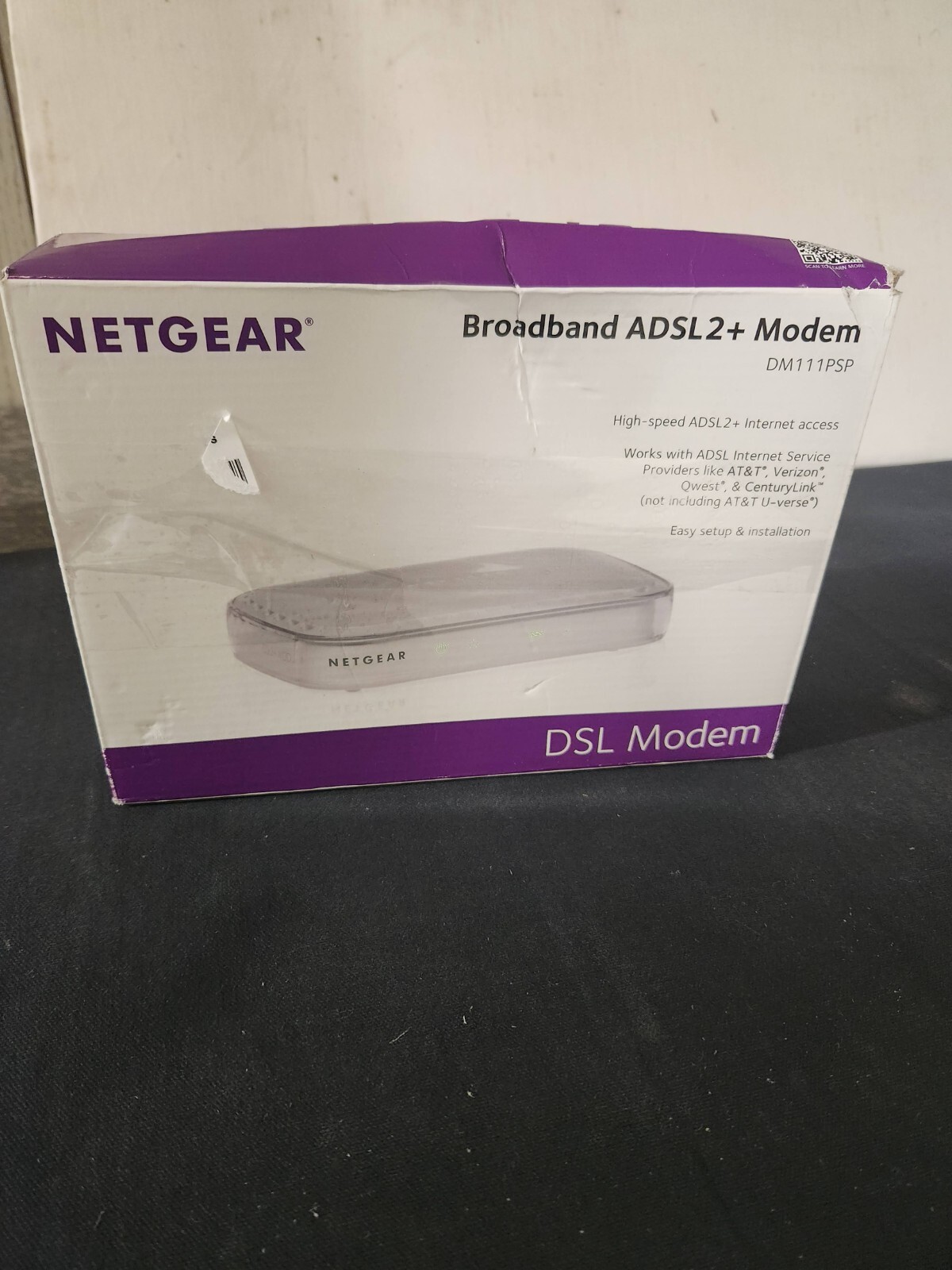 Netgear Broadband ADSL2 + Modem DSL DM111PSP White