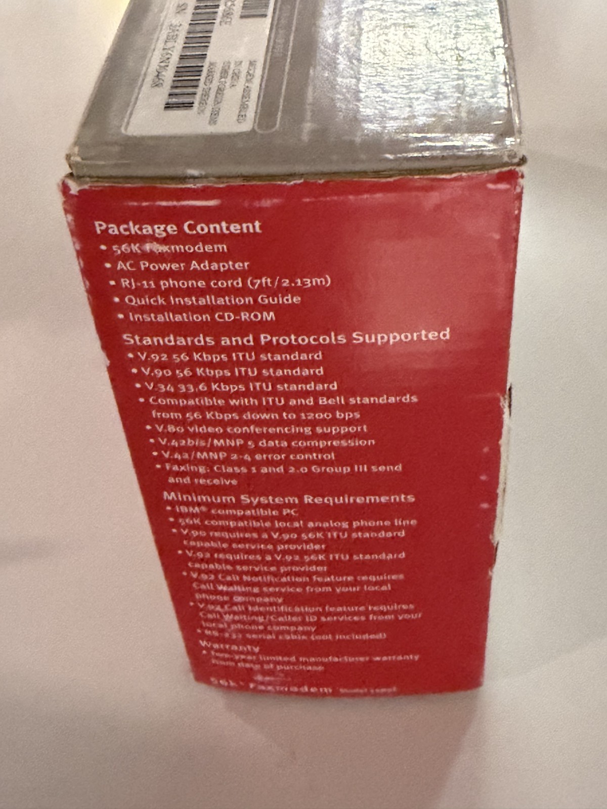 US Robotics V.92 Model 5686E External 56K Faxmodem — NEW (read description)