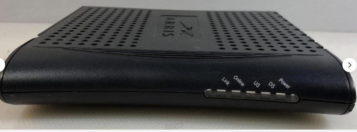 Arris / Touchstone CM550A DOCSIS 2.0 Cable Modem Router Easy Install