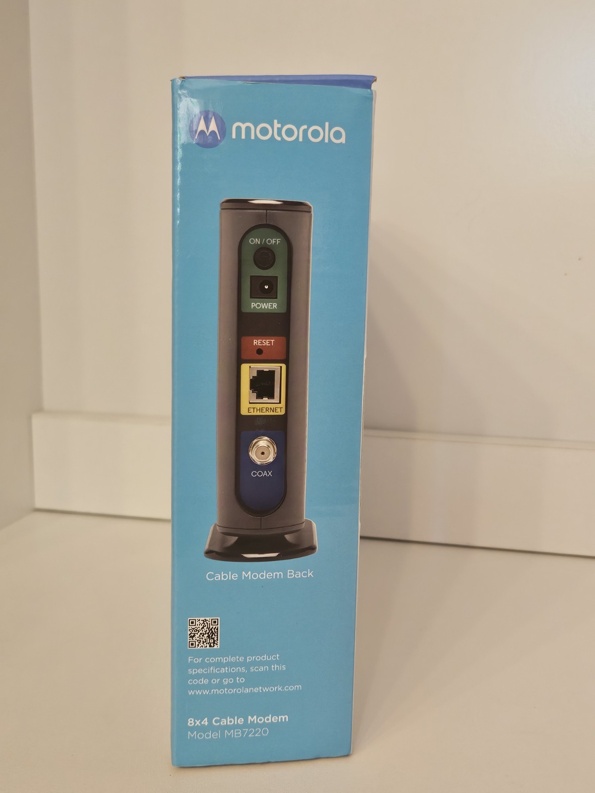 Motorola 8×4 Cable Modem 343 Mbps model MB7220