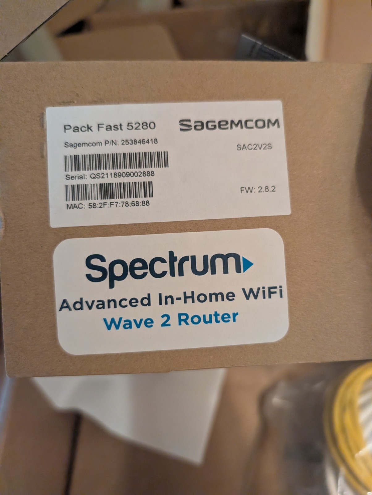 Spectrum Router Sac2v2s & Modem EN2251 DOCSIS 3.1 eMTA 2.5G New