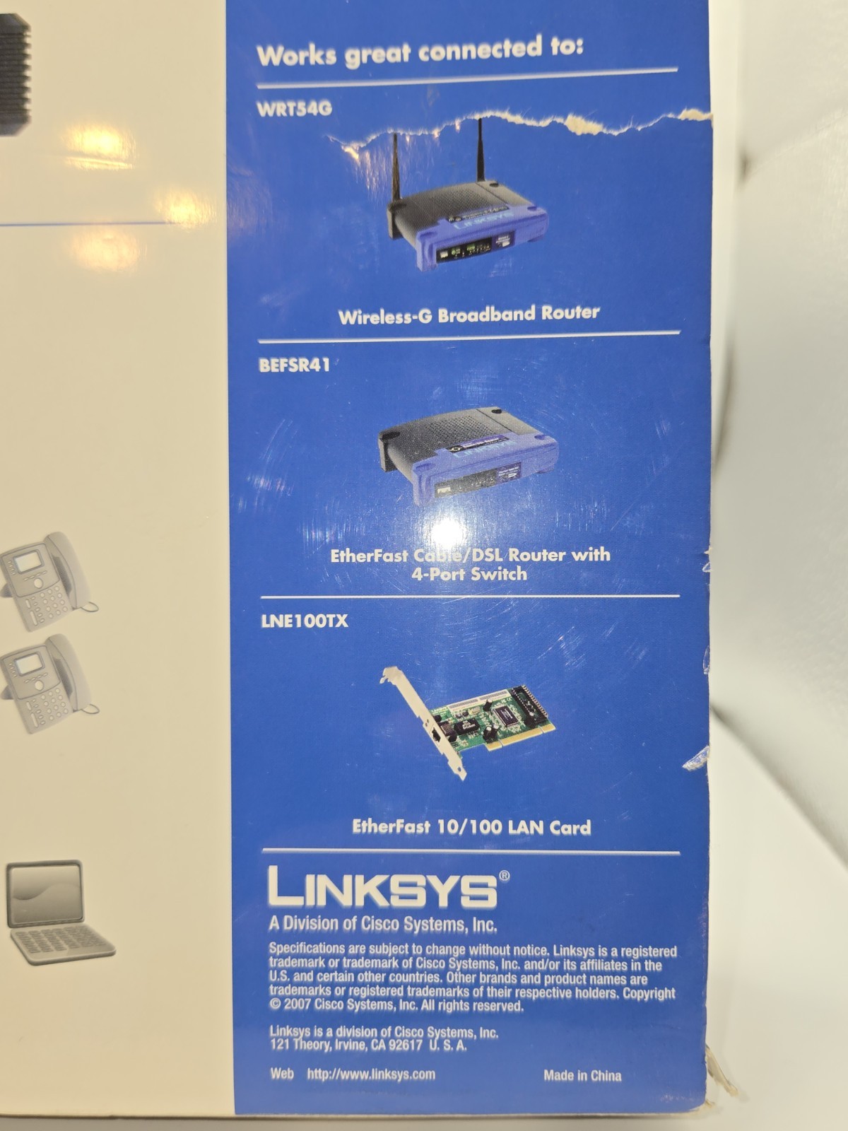 Cisco-Linksys Cable Modem with Ethernet USB Connection CM100 100% Complete
