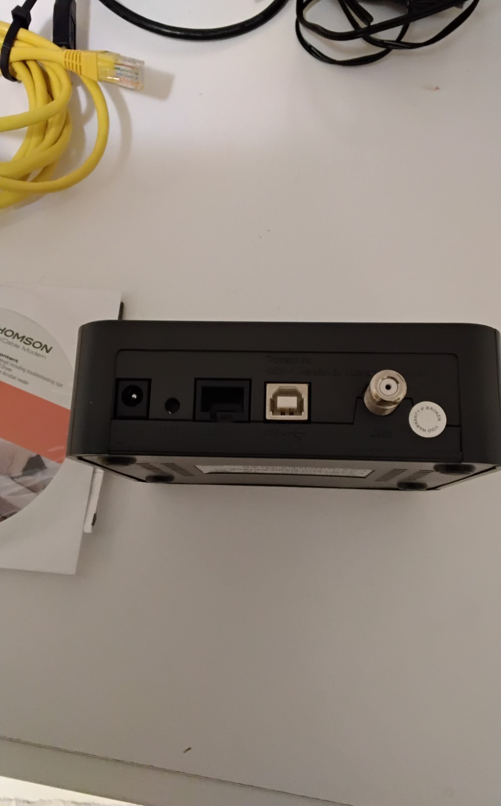 Rca By Thomson Cable Modem Broadband Model DCM425