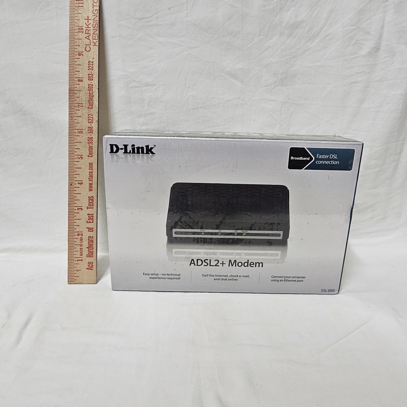 D-Link ADSL2+ Modem-DSL-520B Broadband. T-89