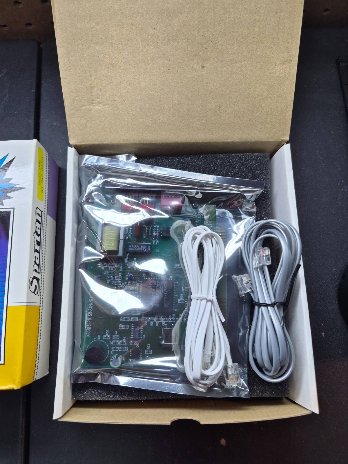 Spartan Dial-up Modem Card Open Box