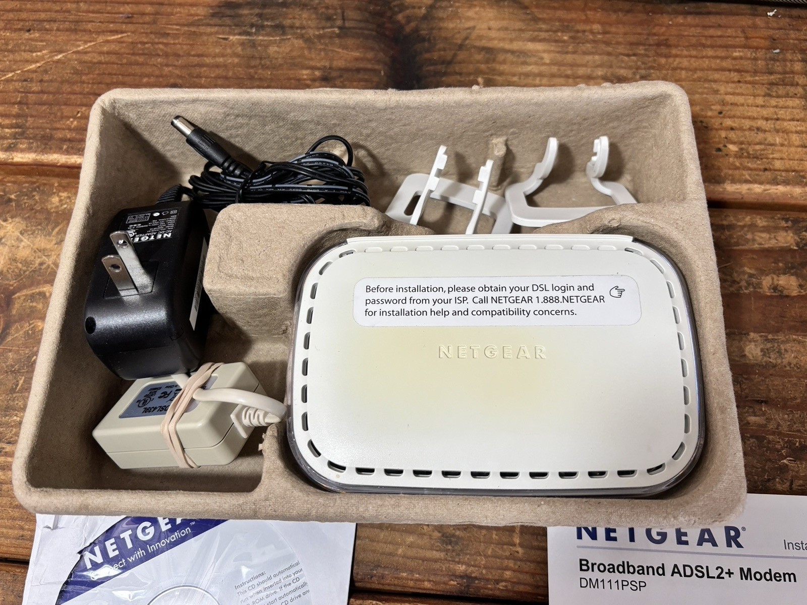 NETGEAR Broadband ADSL2+ Modem DM111PSP DSL Modem