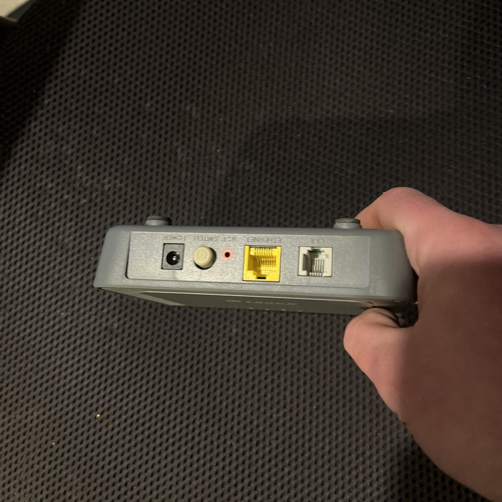 Zhone 1511-A1-NA ADSL2+ Gray DSL Internet BRIDGE ROUTER MODEM SINGLE PORT