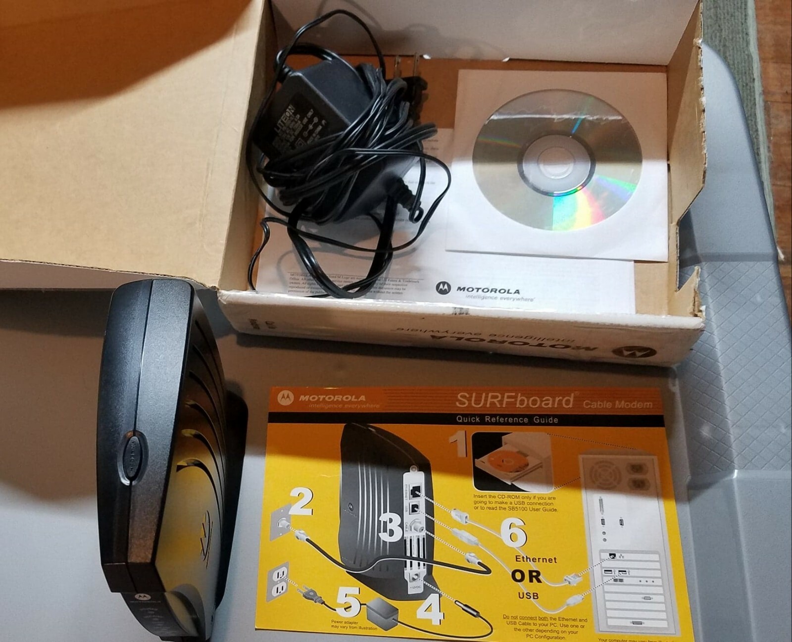 Motorola SURFboard Model# SB5120 Cable/Ethernet/USB Modem