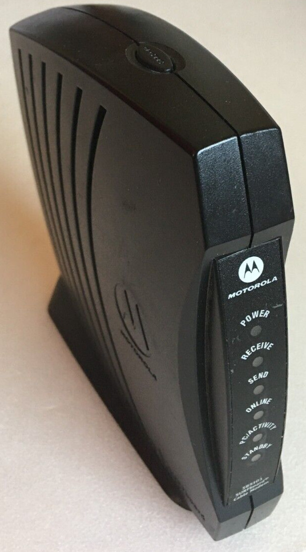 Motorola SURFboard SB5101U DOCSIS 2.0 (38.91 Mbps) Cable Modem with AC Adapter