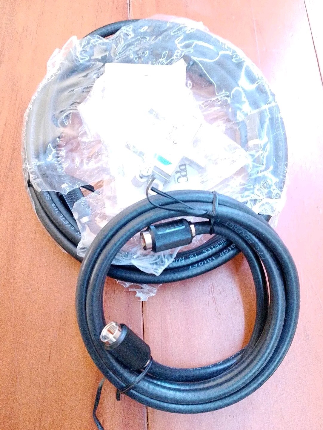 PPC 606211-PPC HSD Kit 12ft 6ft Coax Jumper , 7ft Cat 5e Jumper , 2-Way Splitter