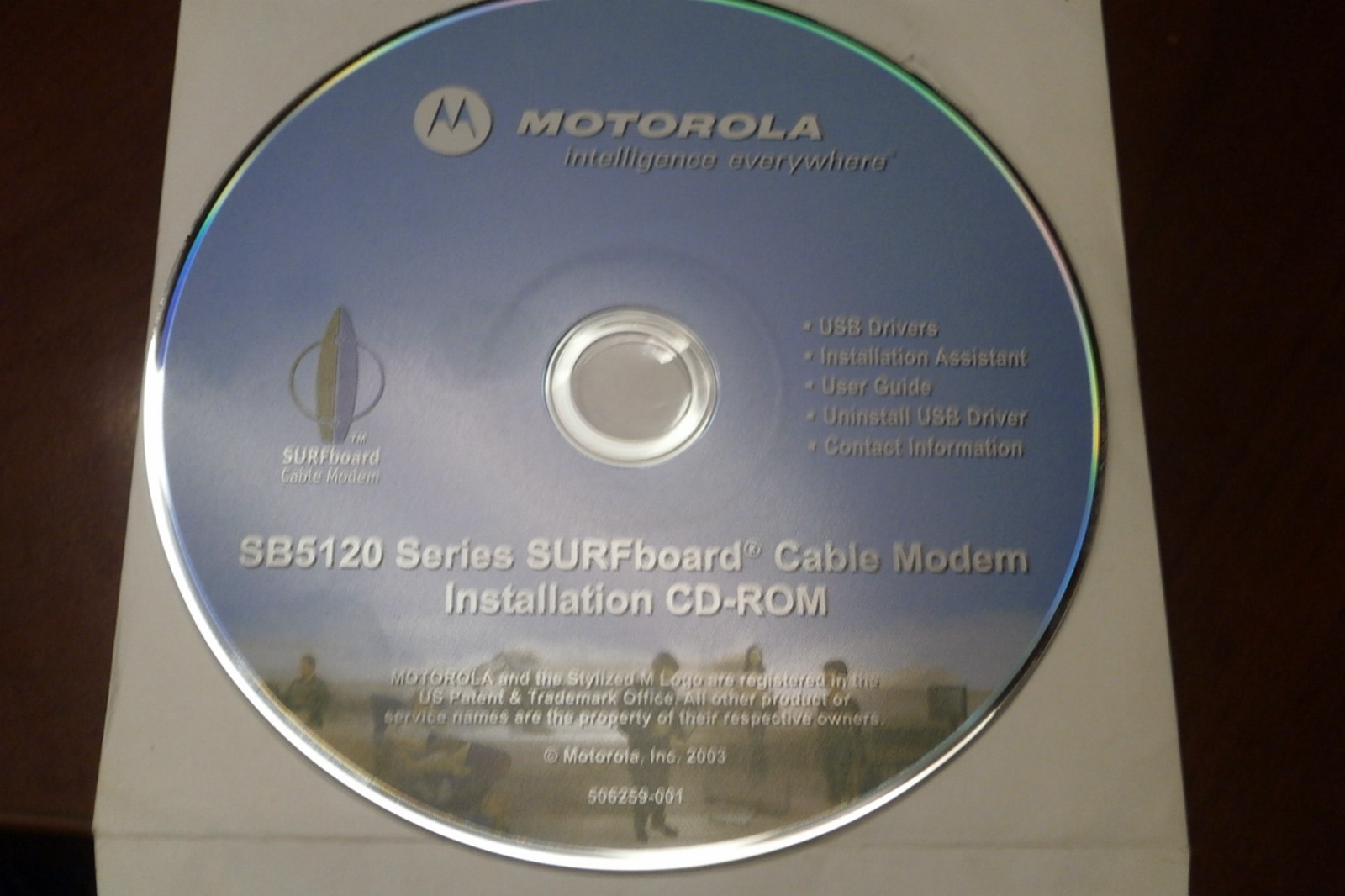 Motorola SURFboard SB5120 (505788-006-00) 38.91 Mbps Cable Modem