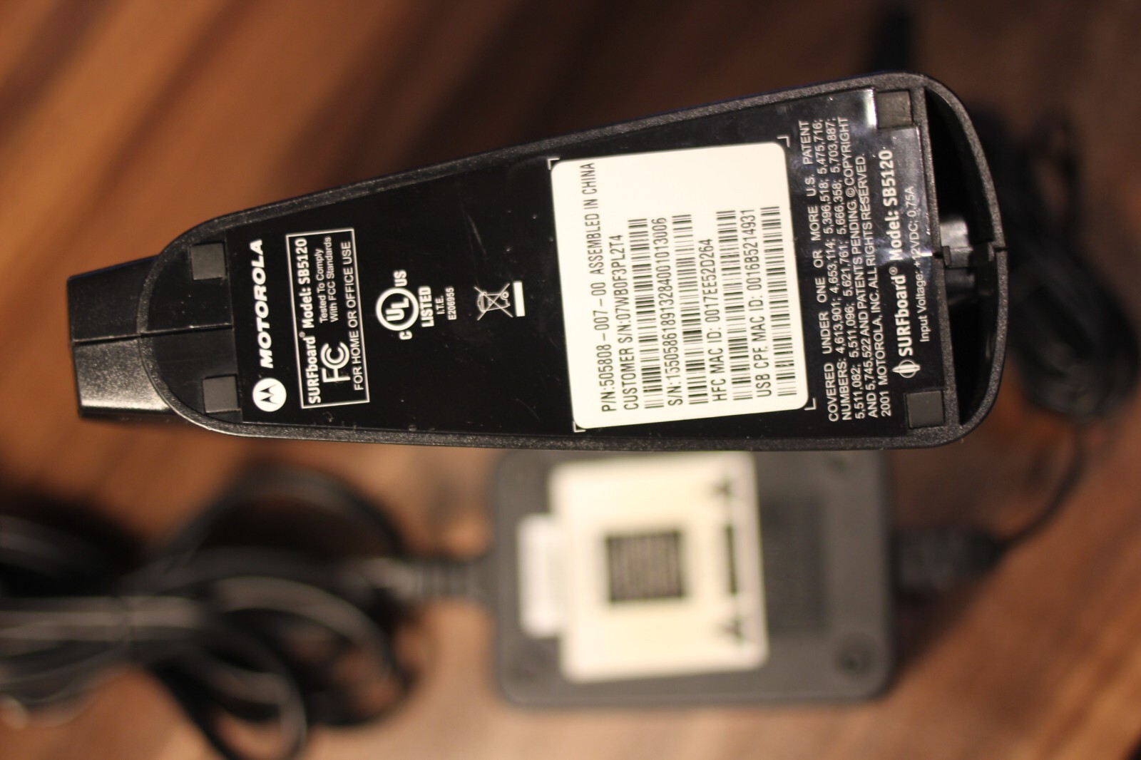 Motorola SURFboard SB5120 Cable Modem