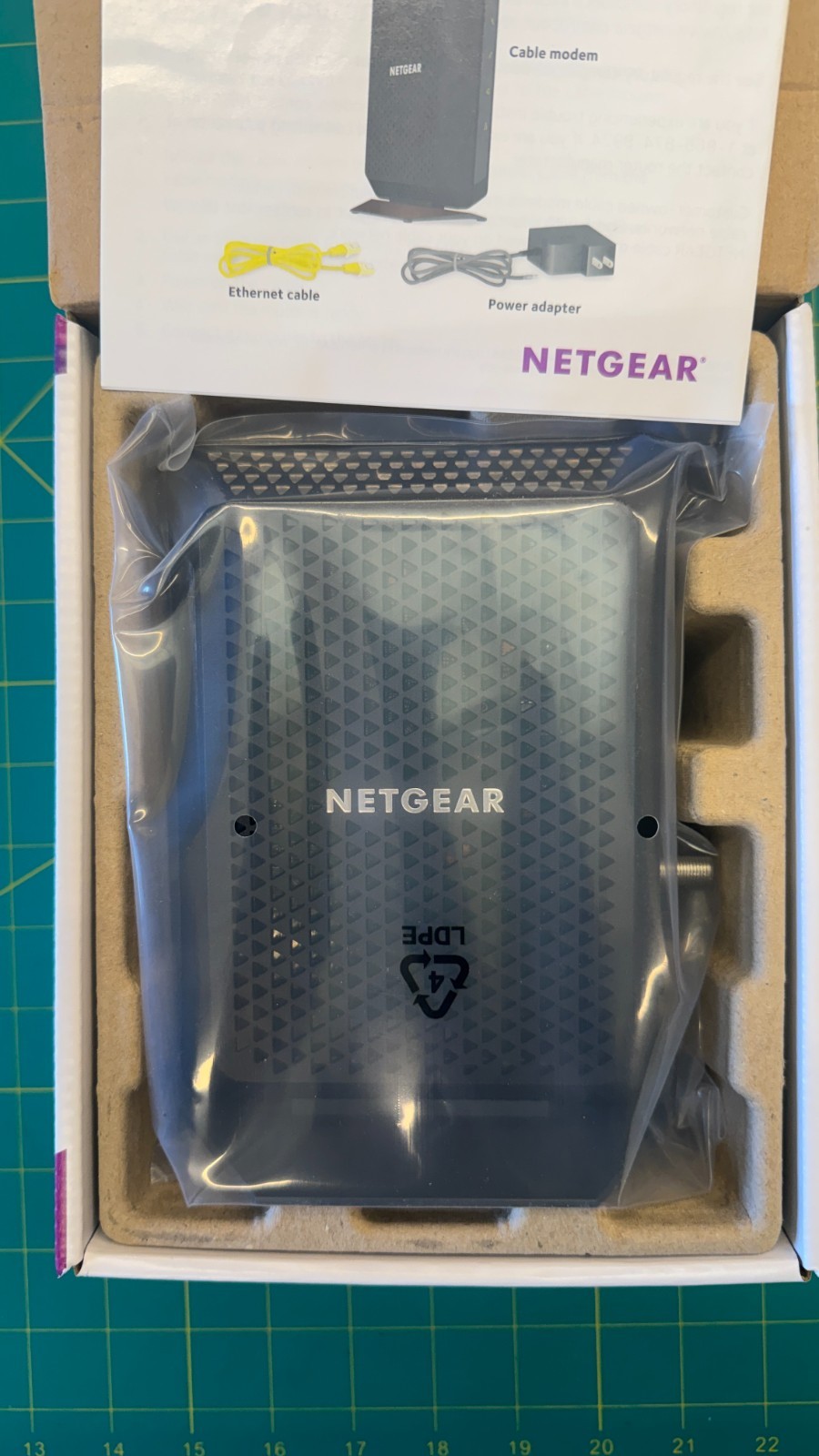 Netgear CM700 Cable Modem 1.4Gbps DOCSIS 3.0 – New, Open Box