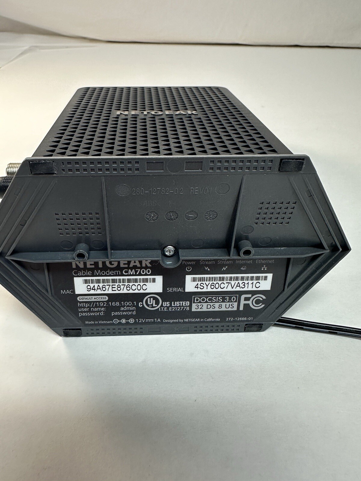 Netgear Cm700 High Speed Cable Modem Up To 1.4 Gbps