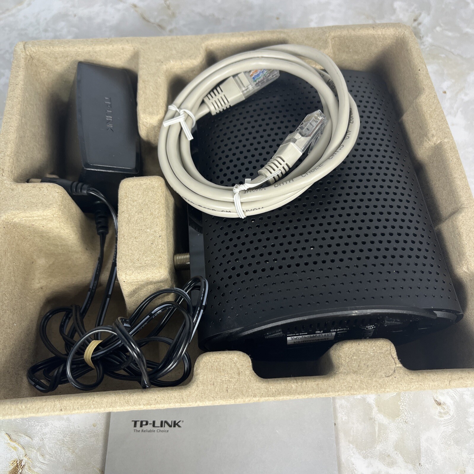 TP-Link TC-7610 DOCSIS 3.0 High Speed Cable Modem Max 343 Mbps Xfinity Comcast