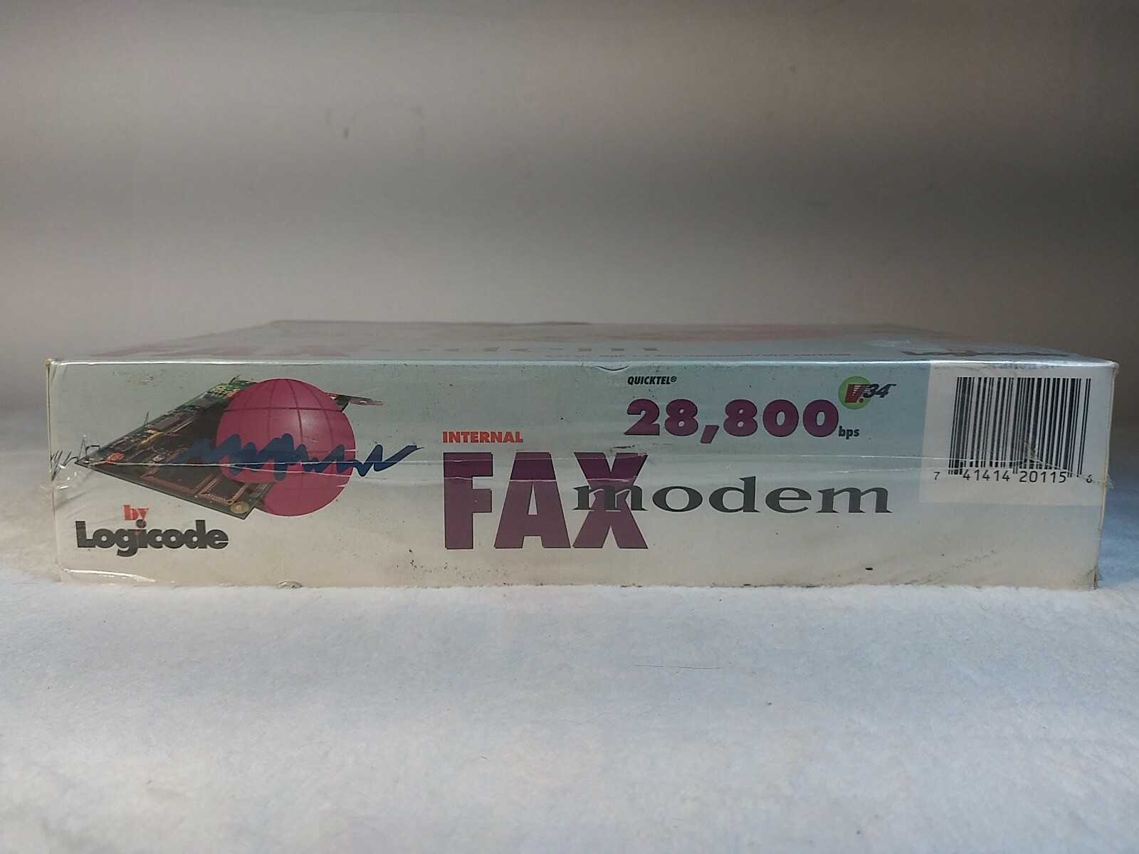 Quicktel V.34 Internal Fax Modem New In Box Lot of 3 Logicode Sealed NOS