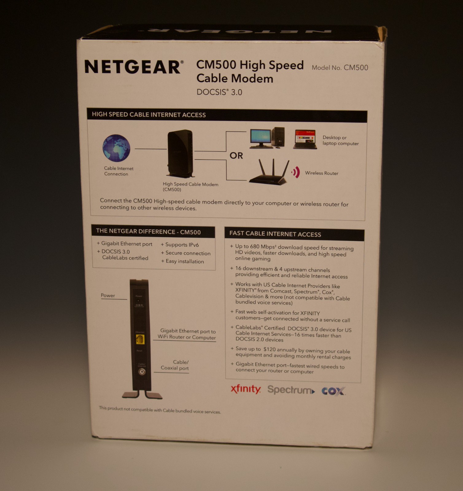 netgear cm500 high speed cable modem