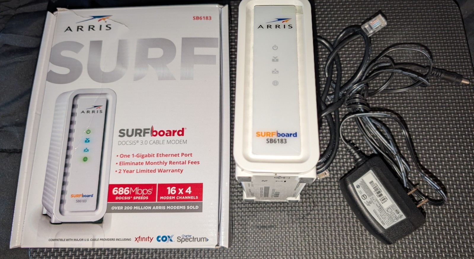 Arris SURF Modem Needed If Subscribe To Xfinity Cox Or Charter Spectrum SB6183