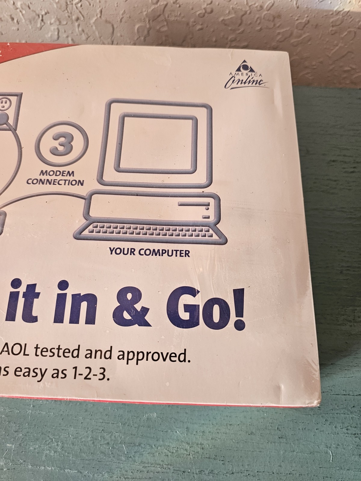 Vintage New/Old Stock Actiontec AOL Dial-Up Modem Kit, Factory Sealed