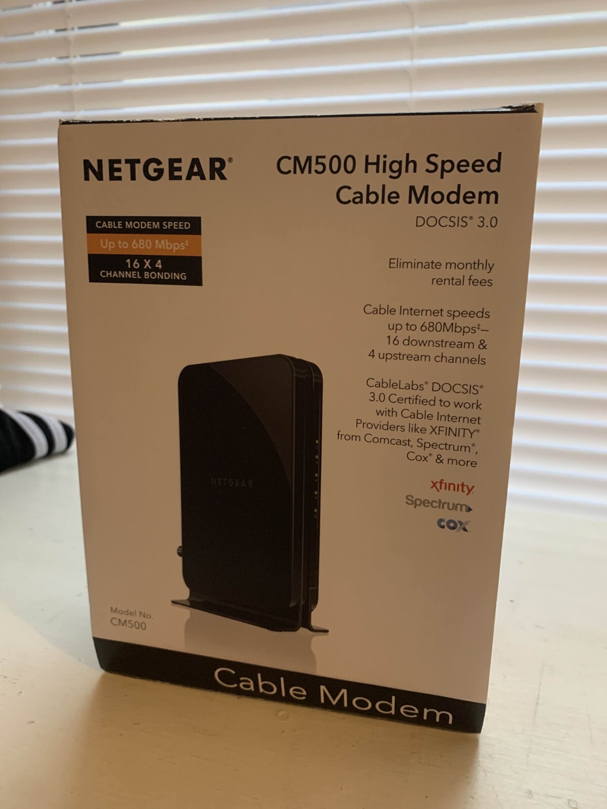 NETGEAR CM500 High-Speed Cable Modem | 680 Mbps | Xfinity, Spectrum, Cox