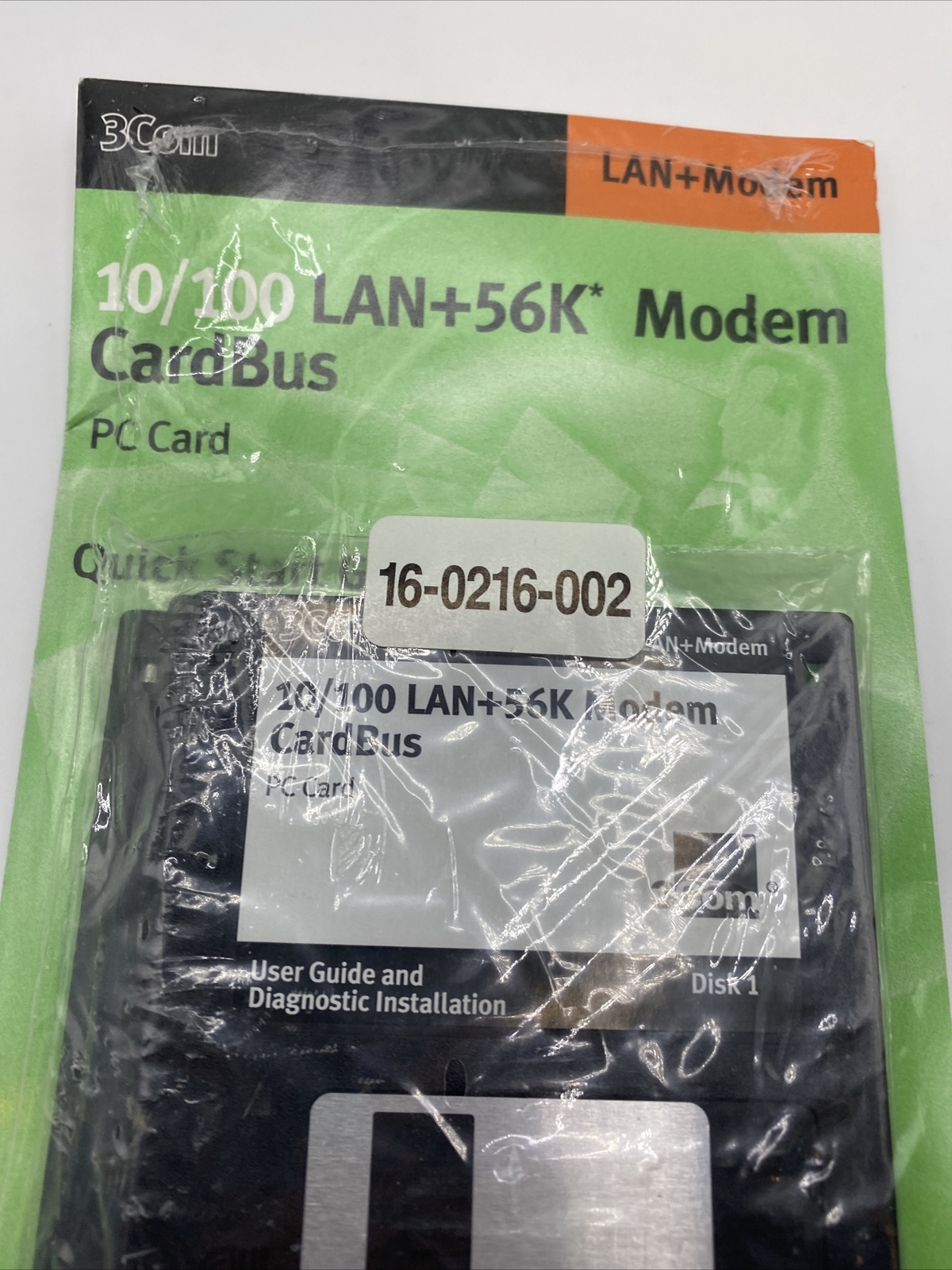 Software for 3Com 10/100 LAN+56K Global Cardbus User Guide, Etc 3.5″ discs NEW