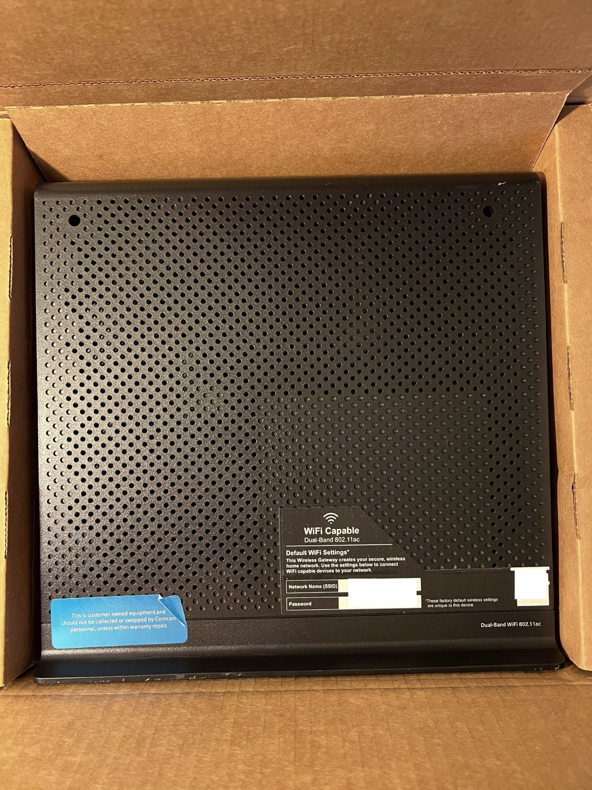Xfinity Prepaid Internet Starter Kit Cable Modem Wifi Router Arris TG1682P