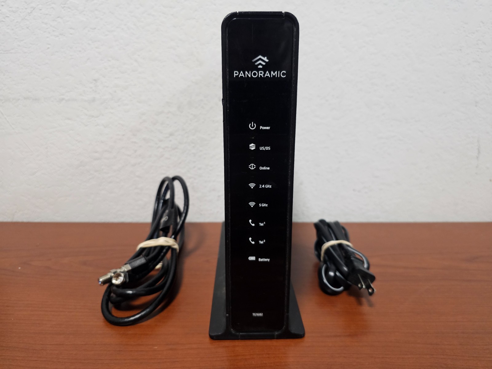 ARRIS TG1682G Wireless Modem Router (Black) – TESTED