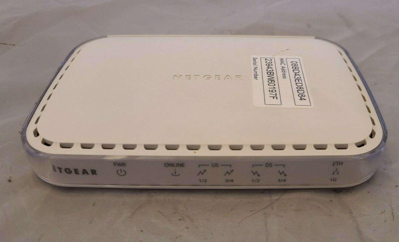 Netgear Cable Modem CMD31T NO POWER CABLE