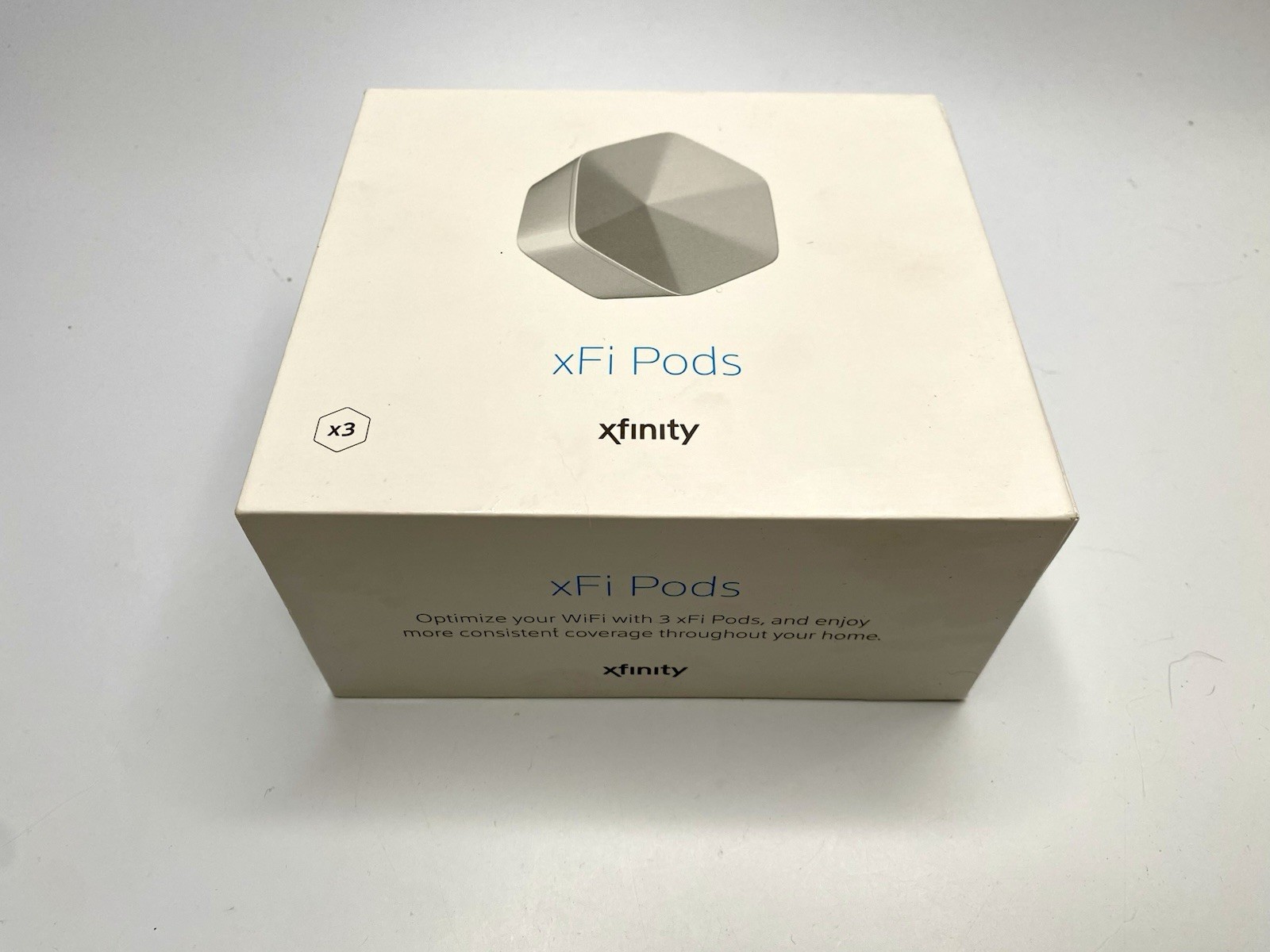 Xfinity XFI Pods Wifi Home Network Range Extender White, Pack of 3 W/Box