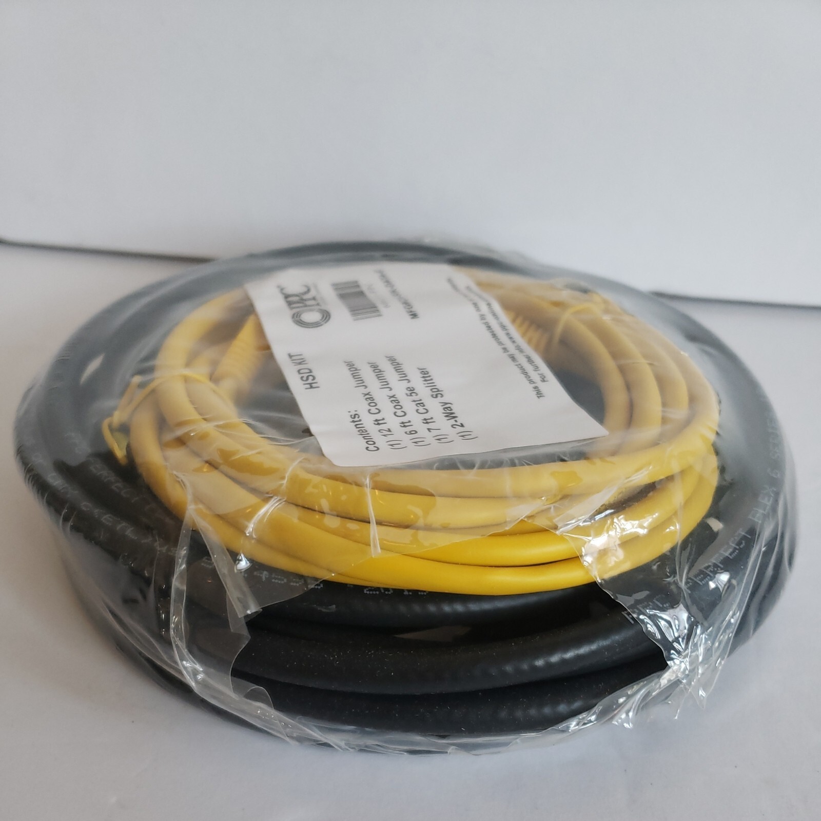 PPC HSD KIT 2 Coax Jumpers 1 Cat 5E Jumper, 1 2-Way Splitter CH-SIK-DATA-02 New