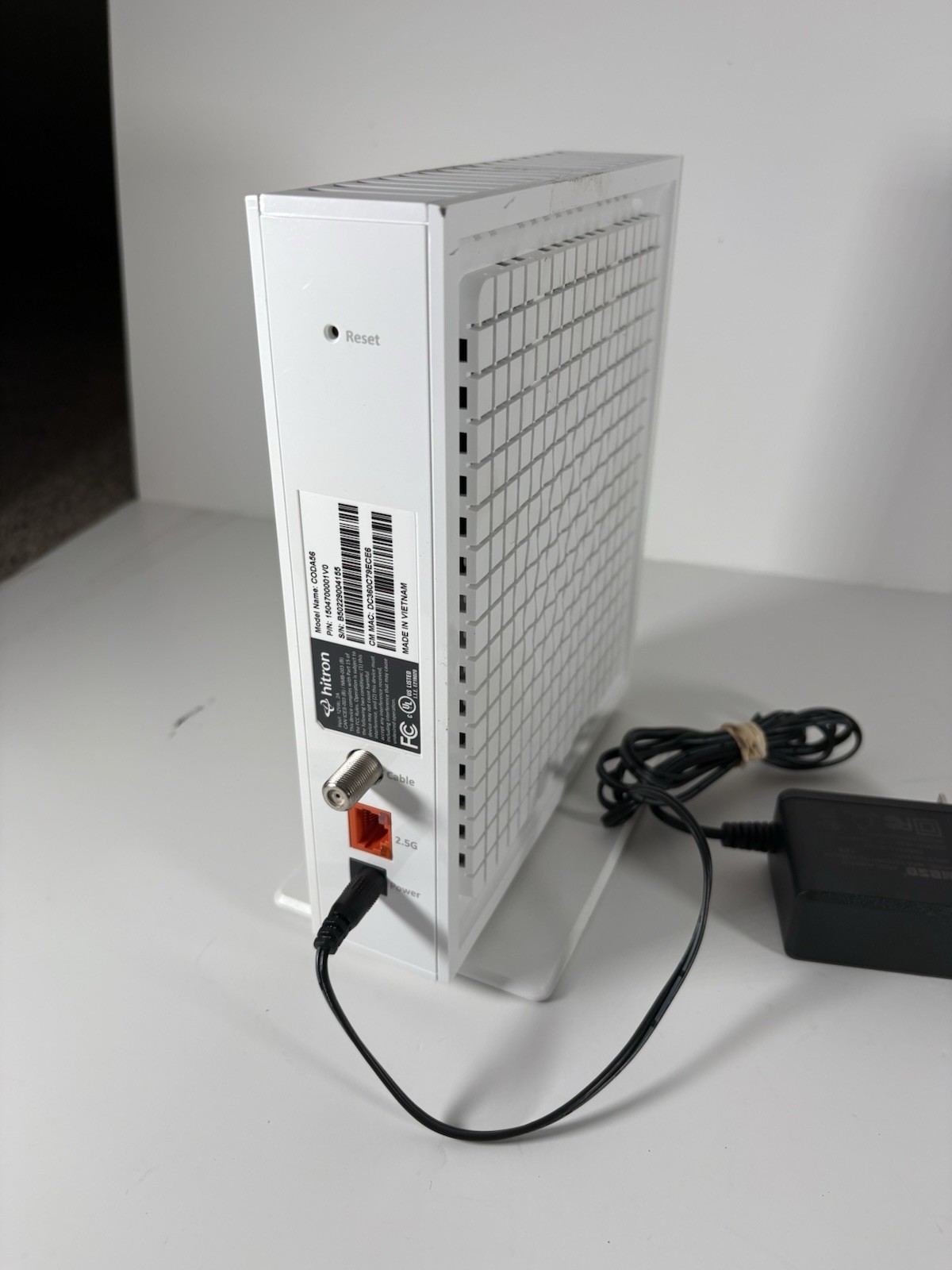 Hitron CODA56 DOCSIS 3.1 Cable Modem 2.5Gbps Xfinity Spectrum Cox Tested