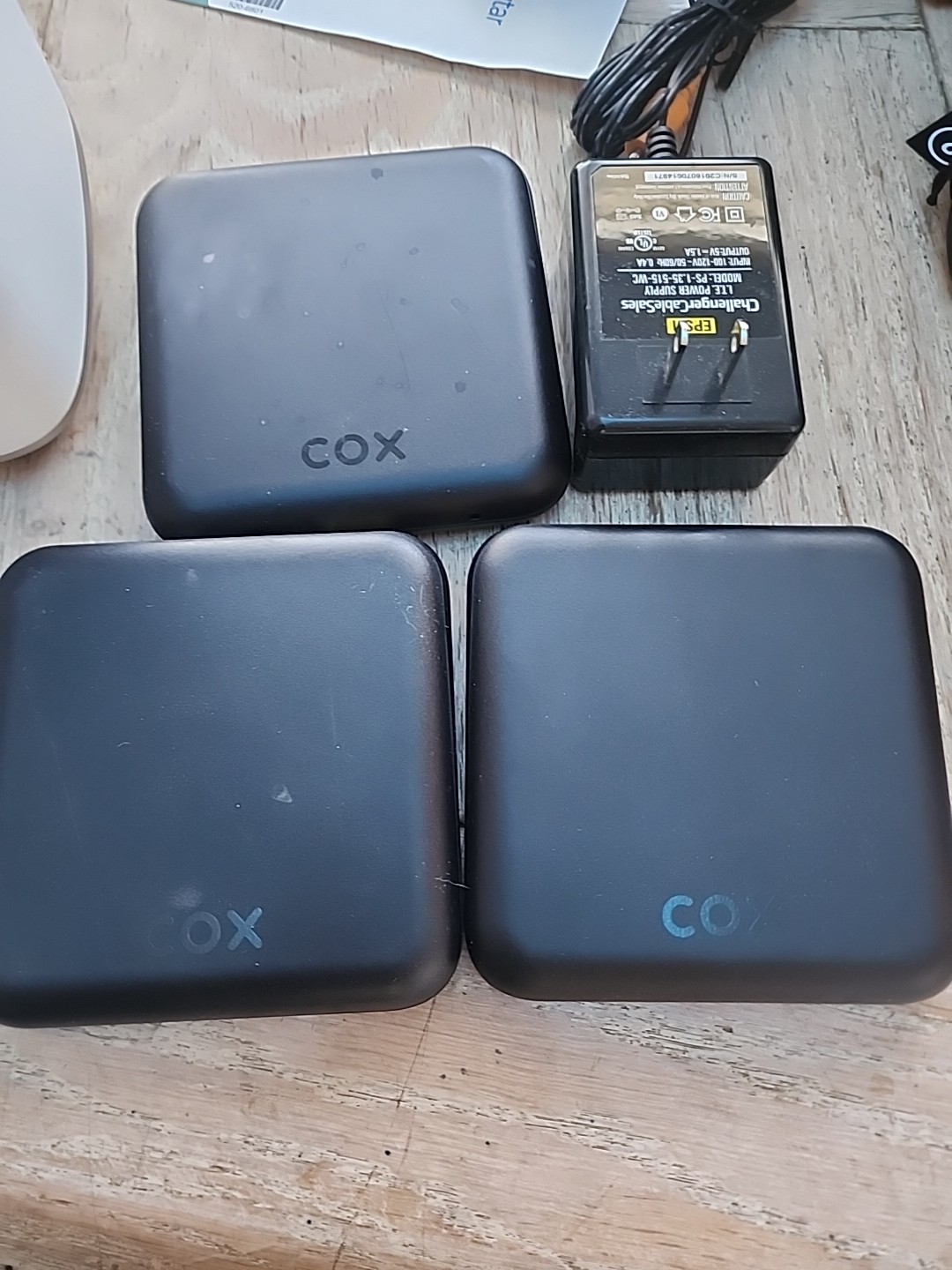 Cox Cable Modem WiFi Router lot of 3 Wireles Contour 4k streaming W/remote