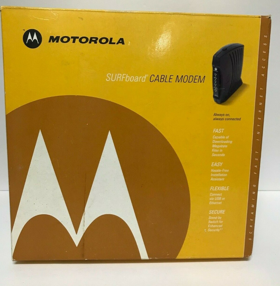 MOTOROLA Surfboard Cable Modem Model SB5100 NEW Open Box Never UsedFREE SHIPPING