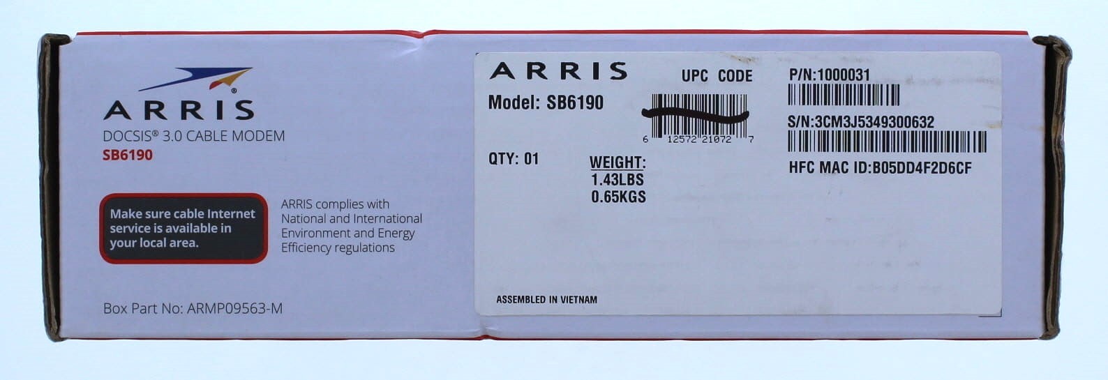 Arris Surfboard 3.0 Cable Modem