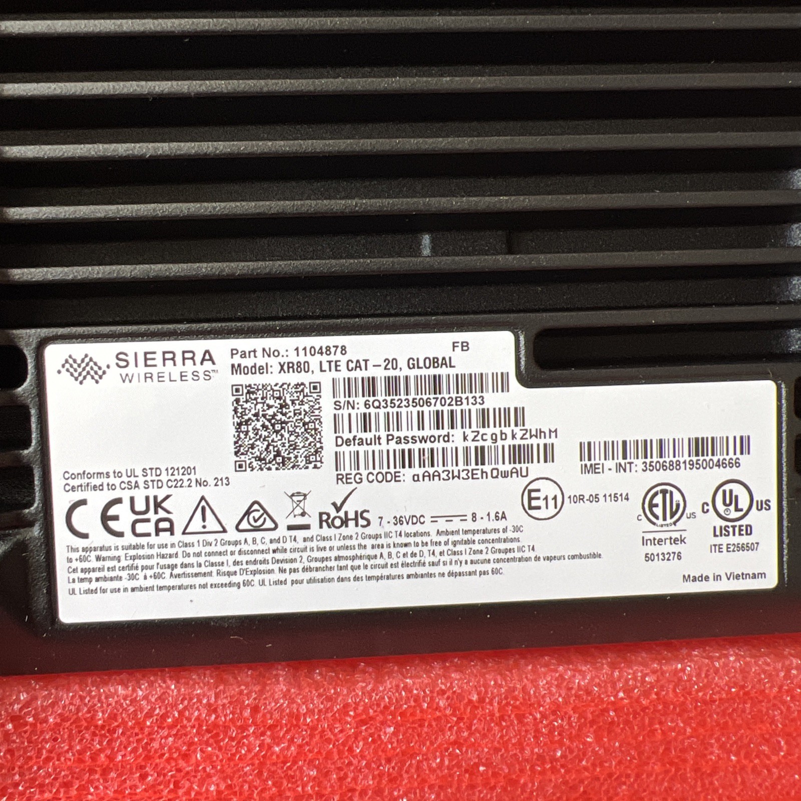 Sierra Wireless AirLink XR80 4G LTE CAT-20 Industrial Router – Brand New