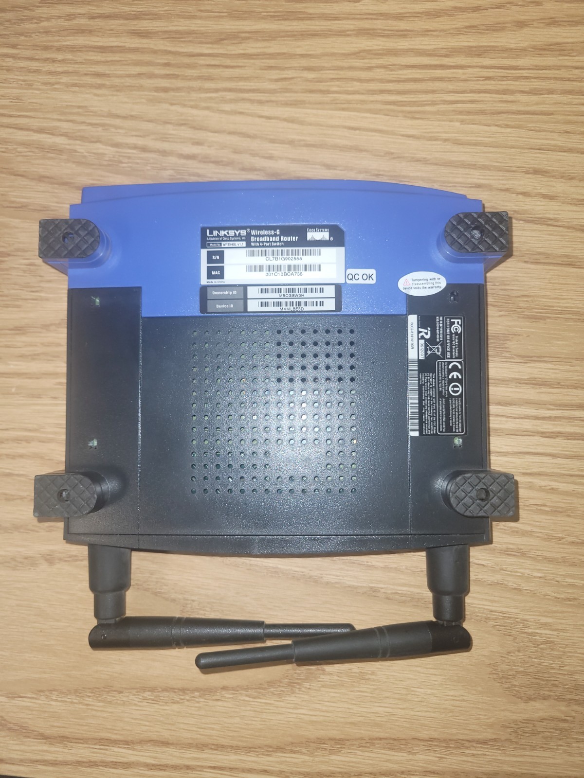 Linksys Wireless-G Broadband Router WRT546 v 1.1