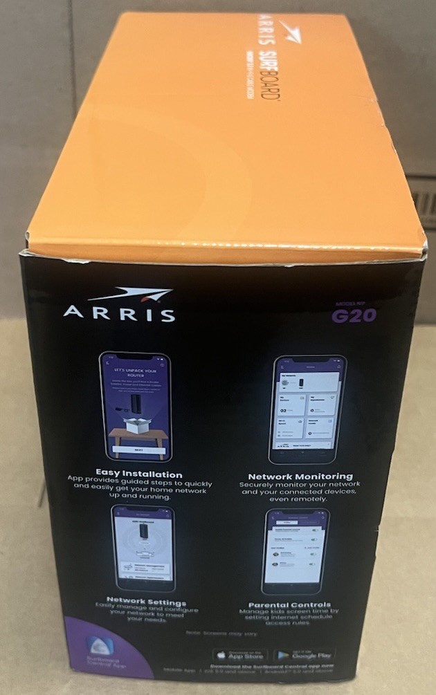 NEW (Open Box) ARRIS G20 DOCSIS 3.1 Cable Modem & AX3000 WiFi 6 Router FAST SHIP