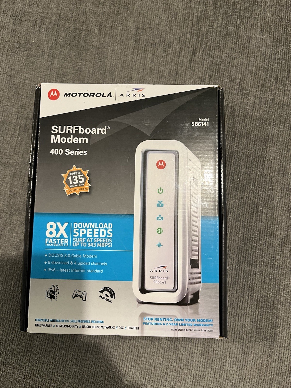 Motorola ARRIS Surfboard Wi-Fi Modem 400 Series SB6141