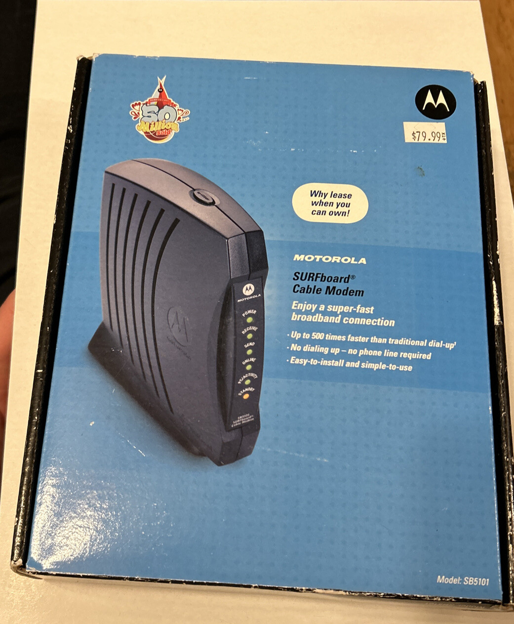 Motorola SURFboard SB5101U 38 Mbps slightly used in box