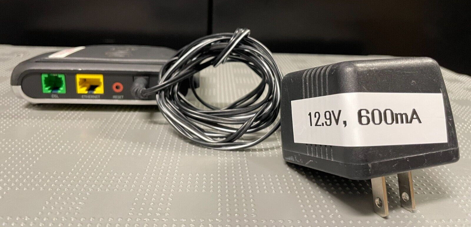 Motorola ATT AT&T High Speed DSL Modem 3360 ADSL2 24 Mbps Internet Ethernet Cord