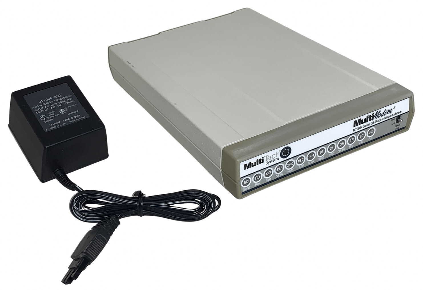 Multi Tech Systems MultiModem II MT2834BA W/ Power Adapter **SAME DAY SHIP*