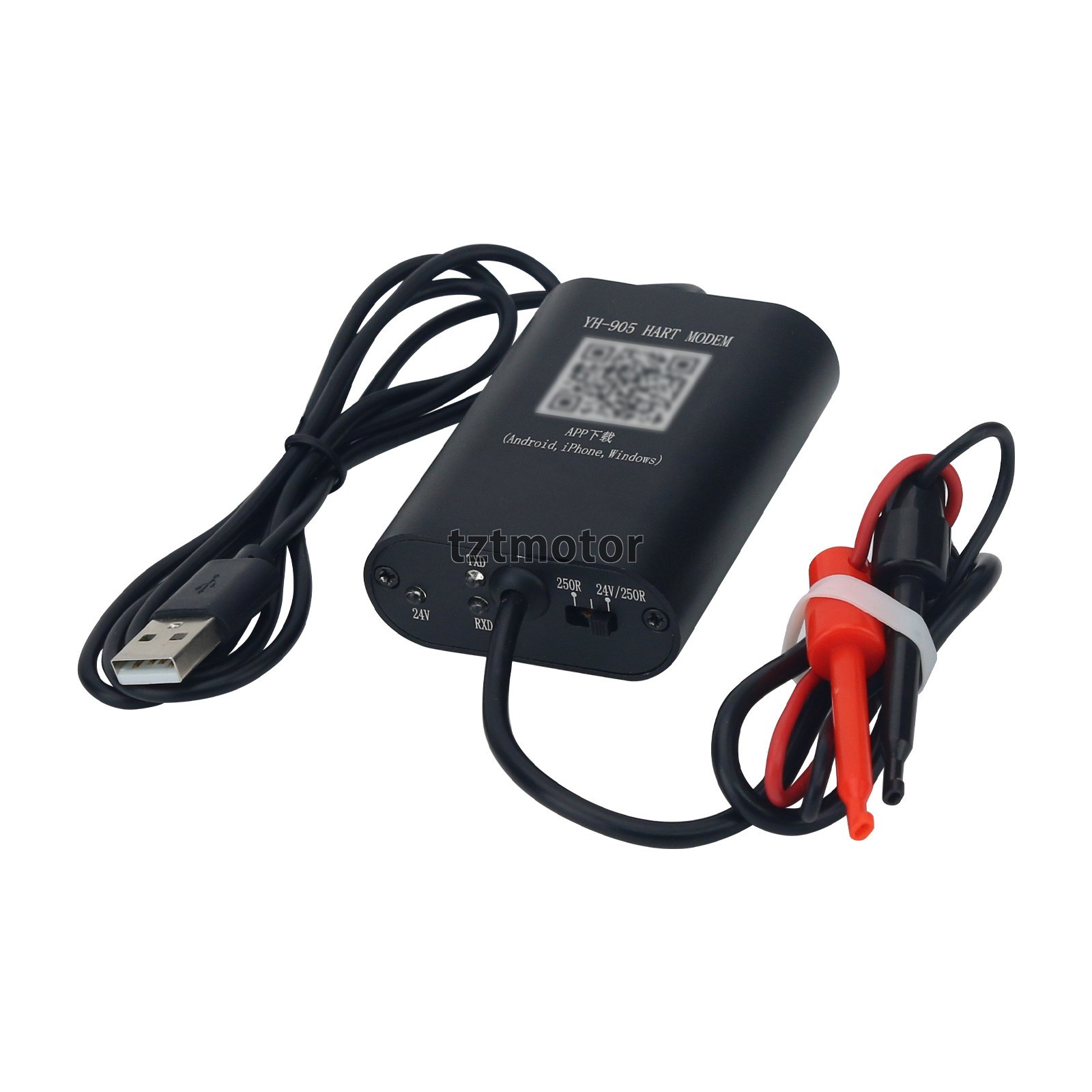 YH-905 Portable Hart Modem Support Remote Debugging with/without Mobile APP tzt