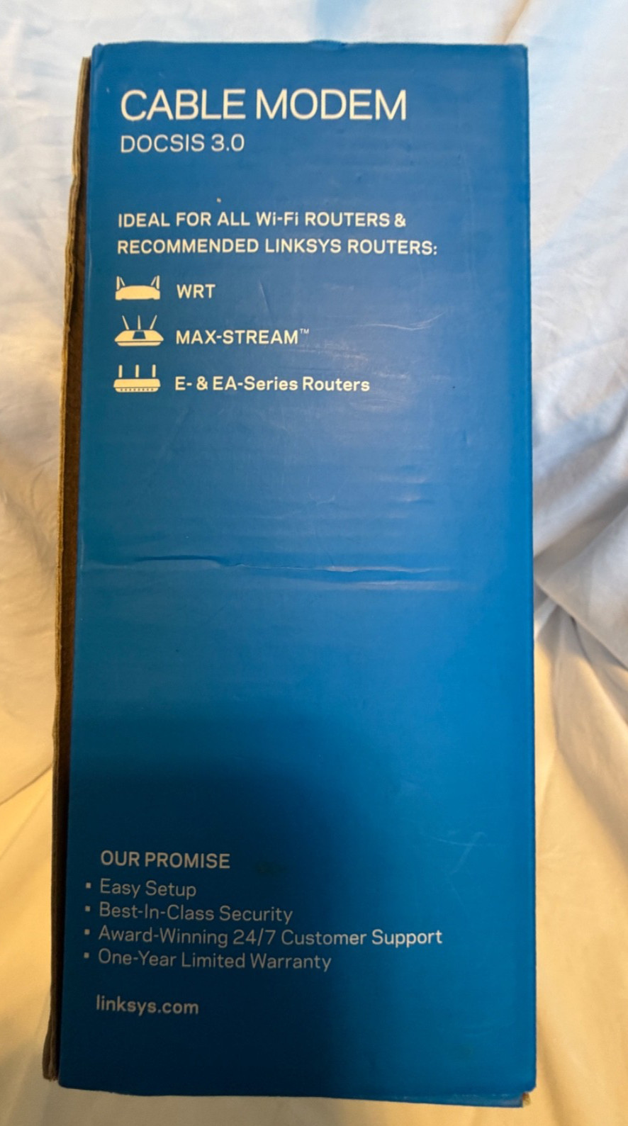 LINKSYS 16 x 4 Cable Modem | 16 x 4 Bonded Channels | DOCSIS 3.0 | CM3016