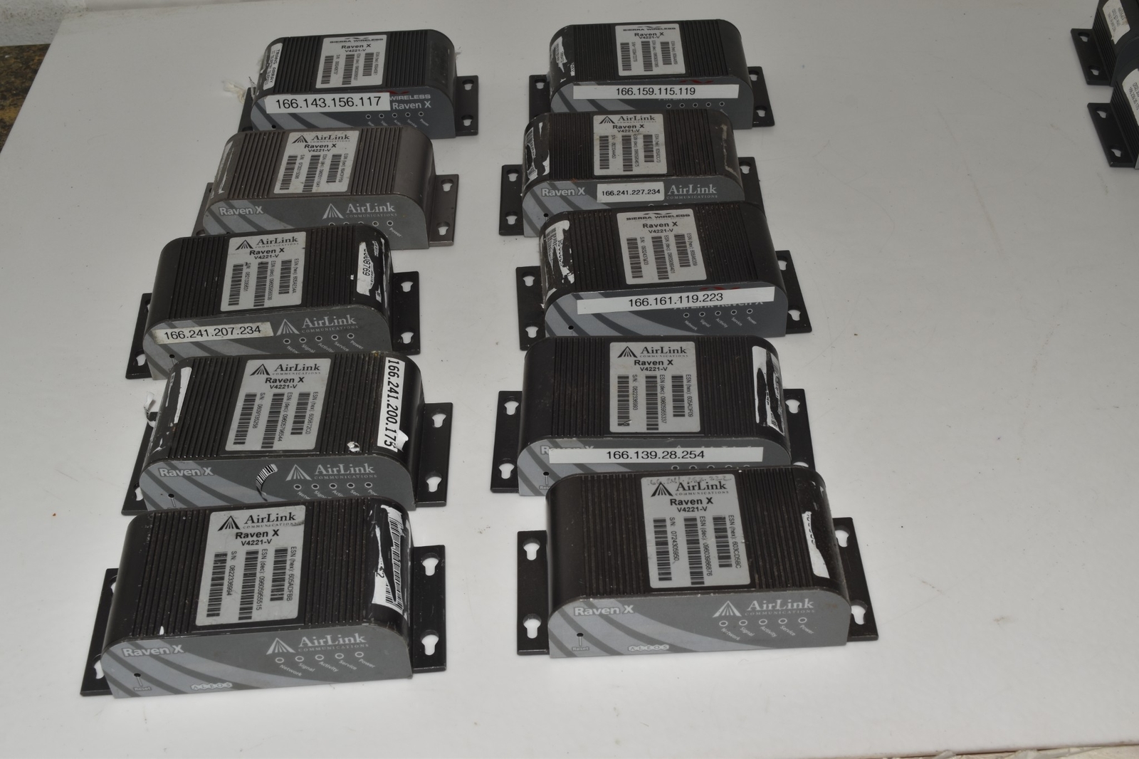 AIRLINK COMMUNICATIONS RAVEN X V4221-V – LOT OF 10 (KLW20)