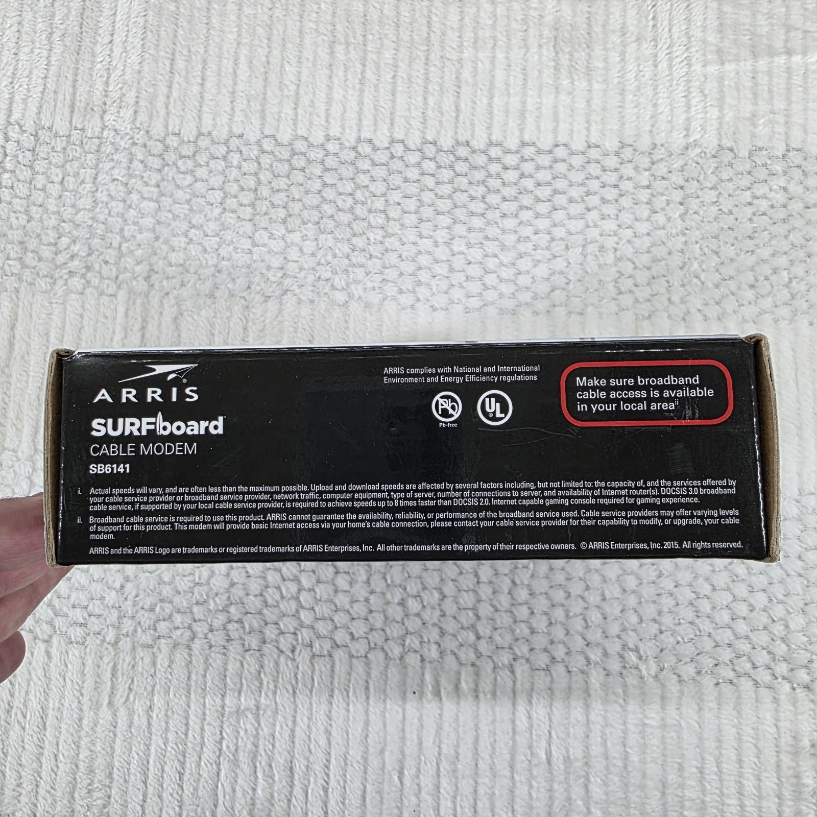ARRIS Motorola Surfboard SB6141 DOCSIS 3.0 Cable Modem New Open Box