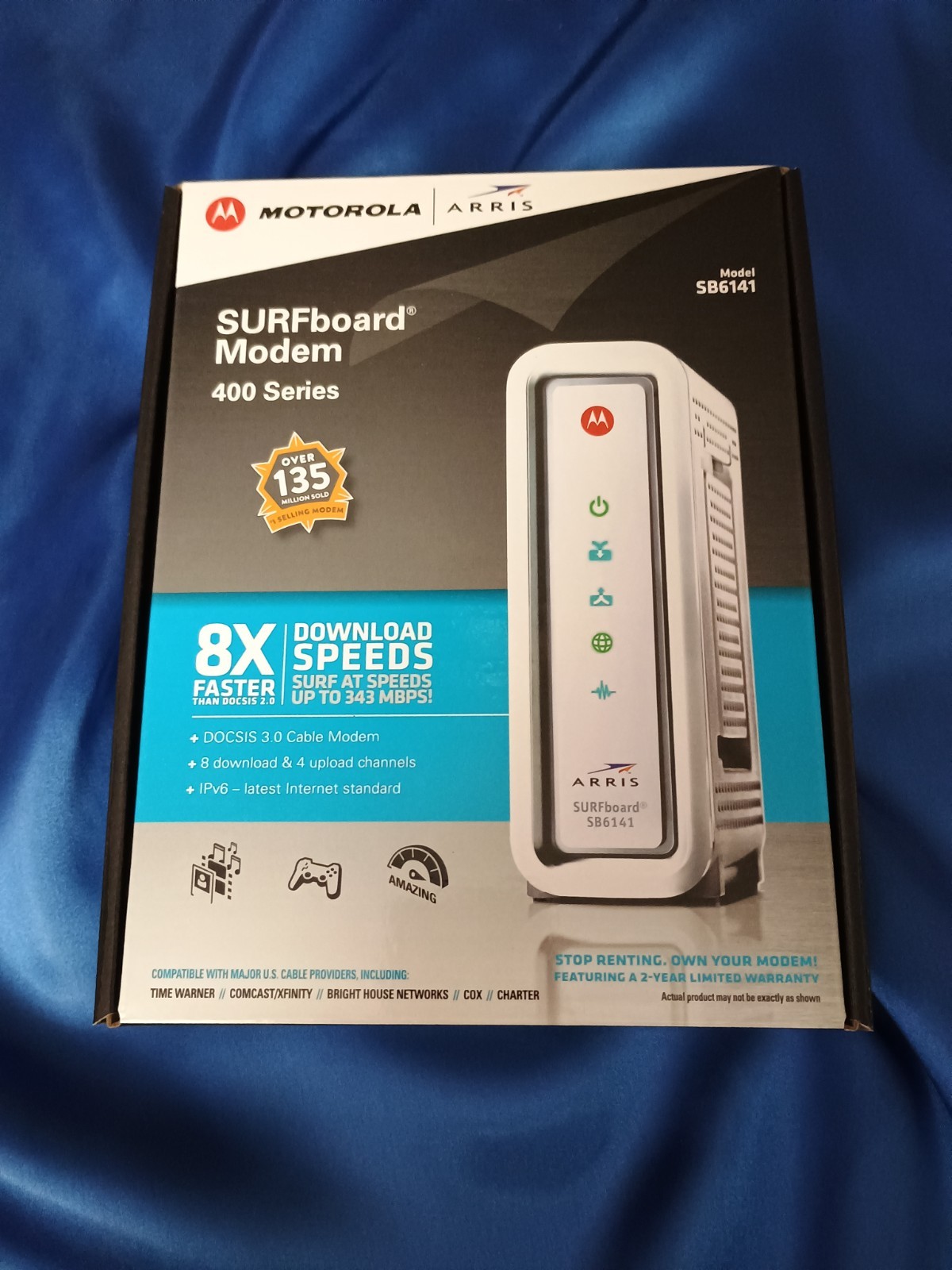 ARRIS SURFboard SB6141 Docsis 3.0 Cable Modem